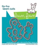 Lawn Fawn - Die - Rub-a-Dub-Dub Flip-Flop