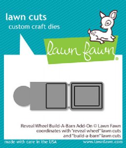 Lawn Fawn - Die - Reveal Wheel Build-a-Barn Add-On