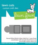 Lawn Fawn - Die - Reveal Wheel Build-a-Barn Add-On