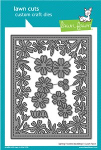 Lawn Fawn - Die - Spring Flowers Backdrop