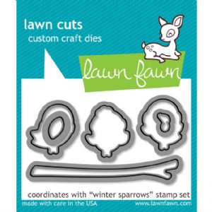 Lawn Fawn - Dies - Winter Sparrows