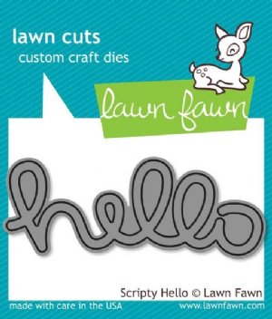 Lawn Fawn - Dies - Scripty Hello