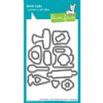 Lawn Fawn - Dies - Baked With Love Dies