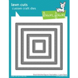 Lawn Fawn - Dies - Small Stitched Square Stackables
