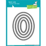 Lawn Fawn - Dies - Large Stitched Oval Stackables Dies