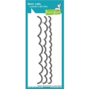 Lawn Fawn - Dies - Ocean Wave Borders Dies