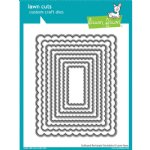 Lawn Fawn - Dies - Scalloped Rectangle Stackables