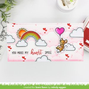 Lawn Fawn - Clear Stamp - All My Heart