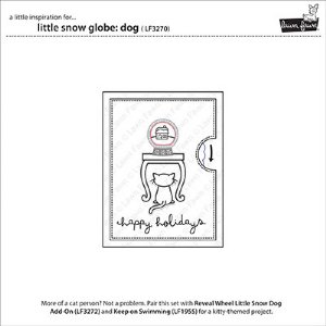 Lawn Fawn - Clear Stamp - Little Snow Globe - Dog