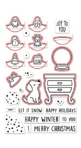 Lawn Fawn - Die - Little Snow Globe - Dog