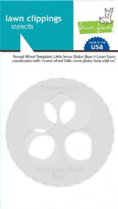 Lawn Fawn - Stencil - Reveal Wheel Templates: Bear