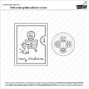 Lawn Fawn - Clear Stamp - Little Snow Globe Add-on