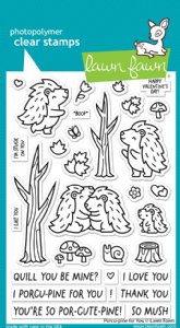 Lawn Fawn - Clear Stamp - Porcu-pine for You