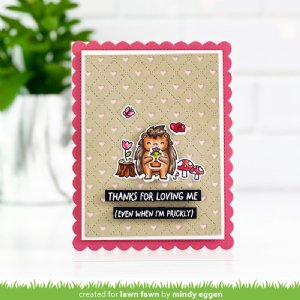Lawn Fawn - Clear Stamp - Porcu-pine for You Add-On