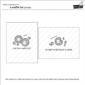 Lawn Fawn - Clear Stamp - A Waffle Lot