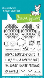 Lawn Fawn - Clear Stamp - A Waffle Lot
