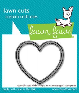 Lawn Fawn - Dies - Magic Heart Messages