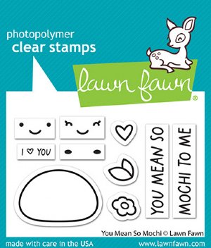 Lawn Fawn - Clear Stamp - You Mean So Mochi