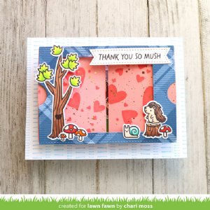 Lawn Fawn - Dies - Ta-Da! Diorama! Grassy Hillside Inserts