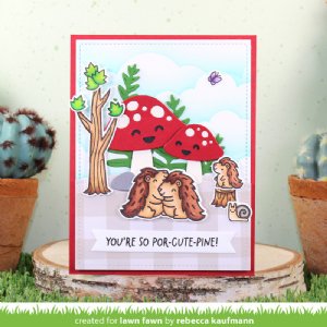 Lawn Fawn - Dies - Happy Mushrooms