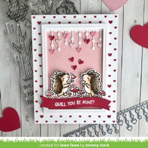 Lawn Fawn - Dies - Little Heart Strings Border