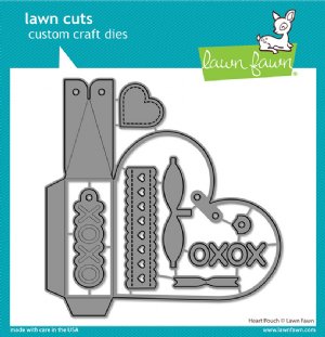 Lawn Fawn - Dies - Heart Pouch