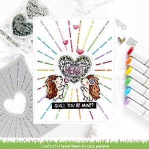 Lawn Fawn - Dies - Radiant Heart Backdrop