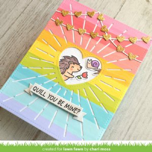 Lawn Fawn - Dies - Radiant Heart Backdrop