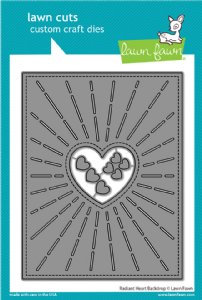 Lawn Fawn - Dies - Radiant Heart Backdrop