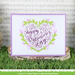 Lawn Fawn - Hot Foil Plate - Happy Valentine's