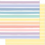 Lawn Fawn - 12X12 Patterned Paper - Rainbow Ever After - Rapunzel
