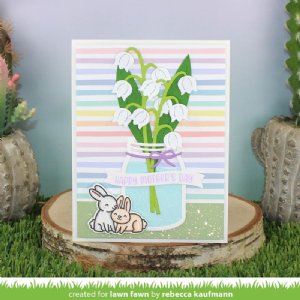 Lawn Fawn - 12X12 Patterned Paper - Rainbow Ever After - Alice