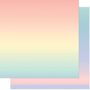 Lawn Fawn - 12X12 Patterned Paper - Rainbow Ever After - Fairy Godmother