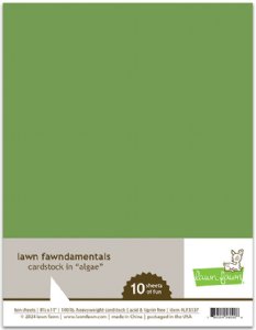 Lawn Fawn - 8.5X11 Cardstock - Algae