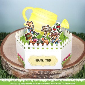 Lawn Fawn - Clear Stamp - Veggie Happy Add-On