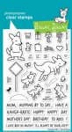 Lawn Fawn - Clear Stamp - Kanga-rrific