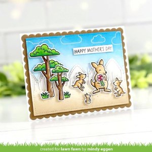 Lawn Fawn - Clear Stamp - Kanga-rrific Add-On