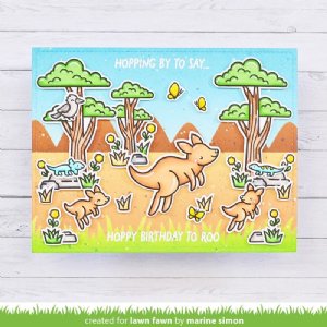 Lawn Fawn - Clear Stamp - Kanga-rrific Add-On