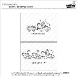 Lawn Fawn - Clear Stamp - Carrot 'bout You