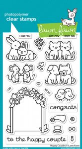 Lawn Fawn - Clear Stamp - Happy Couples