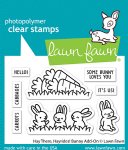 Lawn Fawn - Clear Stamp - Hay There - Hayrides! Bunny Add-On