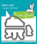 Lawn Fawn - Die - Hay There - Hayrides! Bunny Add-On