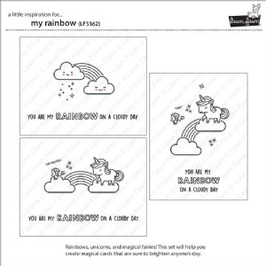 Lawn Fawn - Clear Stamp - My Rainbow