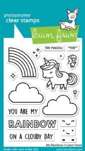 Lawn Fawn - Clear Stamp - My Rainbow