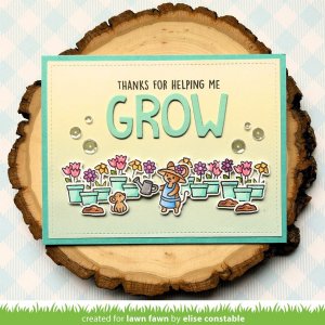 Lawn Fawn - Clear Stamp - Garden Mouse