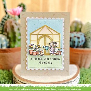 Lawn Fawn - Clear Stamp - Garden Mouse
