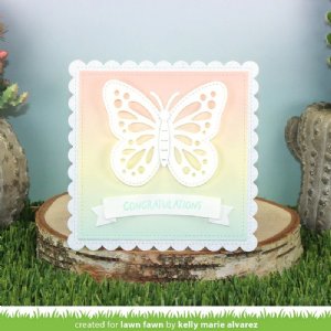 Lawn Fawn - Die - Ta-Da! Diorama! Butterfly Window Add-On