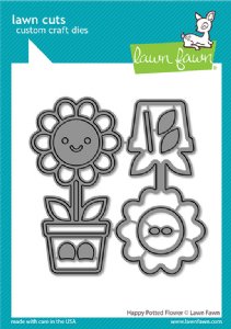 Lawn Fawn - Die - Happy Potted Flower