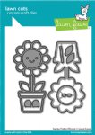 Lawn Fawn - Die - Happy Potted Flower
