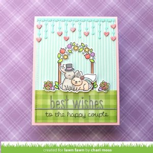 Lawn Fawn - Die - Best Wishes Line Border